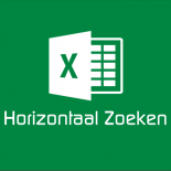 Horizontaal Zoeken | Excel functie header